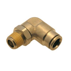 Swivel Stud Elbow 1/4 BSP x Tube OD 5/16