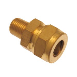 Straight Stud 1/2 BSPT x Tube OD 3/8