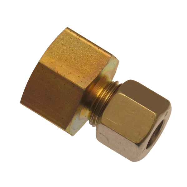 Straight Female Stud M22 x 1.5 x Tube OD 12mm