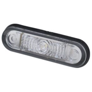 Marker Lamp White 0.5m Cable, 1 x LED 8-28v
