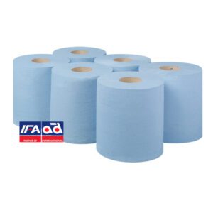 Flat Blue Centrefeed 220mm x 180m