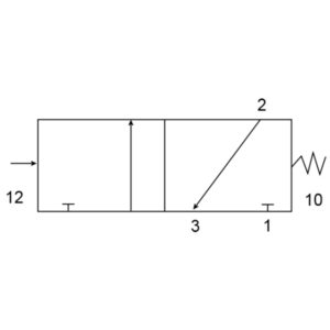 3/2 Pilot/Spring Valve 030601M2