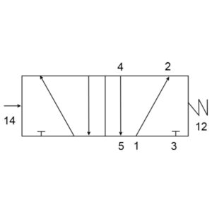 5/2 Pilot Spring Valve X3044102