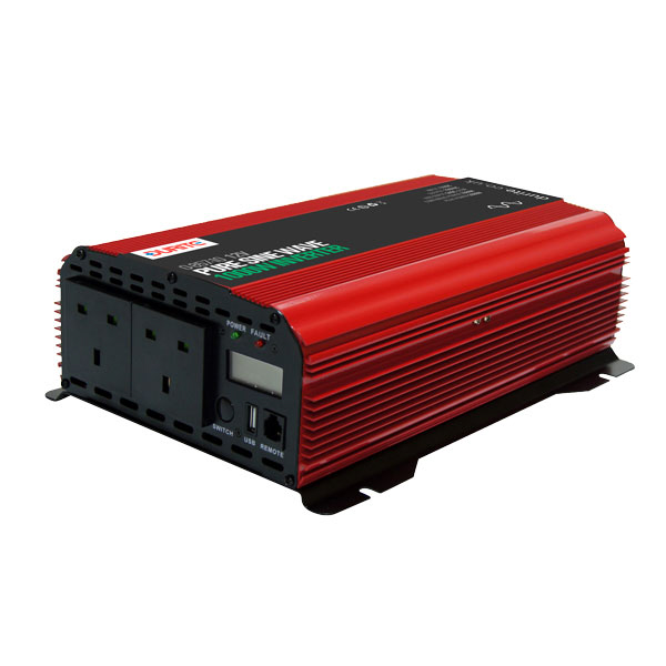 1000W 12V DC to 230V AC Compact Sine Wave Voltage Inverter Pack Qty 1