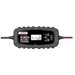 4A 9 Step Automatic Digital Battery Charger Maintainer – 6/12V Pack Qty 1