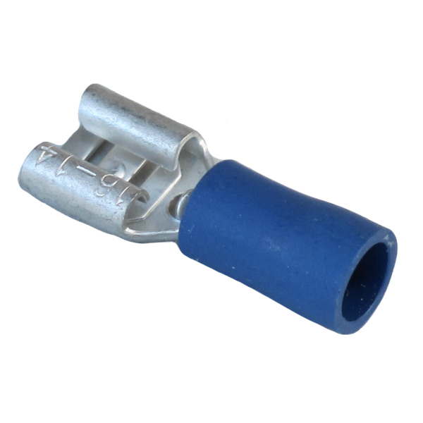 Blue Pre-Insulated Push-On Terminals - 4.80mm Pack Qty 100