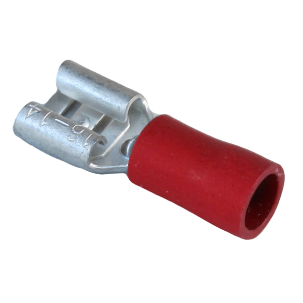 Red Pre-Insulated Push-On Terminals - 2.80mm Pack Qty 1000