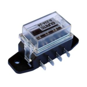 4 Way Side Entry Fuse Box for Blade Type Fuse Pack Qty 1