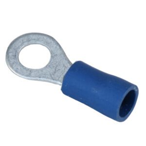 Blue Pre-Insulated Ring Terminals – 3.70mm Pack Qty 50