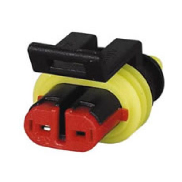 Superseal 1.50mm Female Receptacle Housing - 2 Way Pack Qty 1