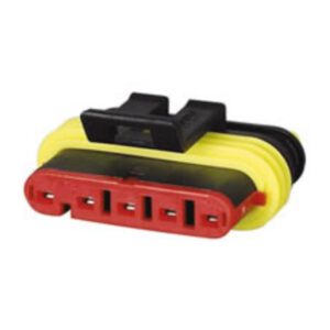 Superseal 1.50mm Female Receptacle Housing – 5 Way Pack Qty 1