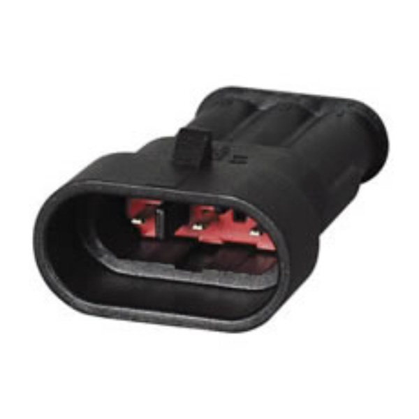 Superseal 1.50mm Male Blade Housing - 3 Way Pack Qty 1