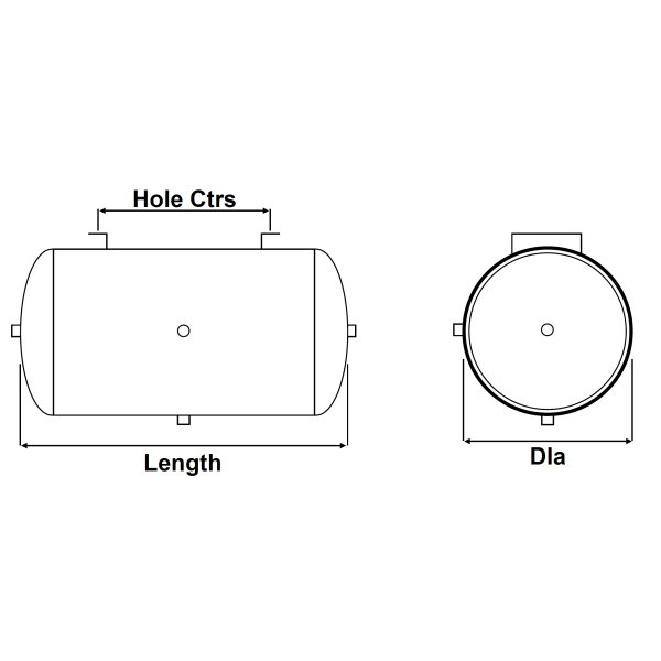 Steel Side Mounted Tanks 20ltr