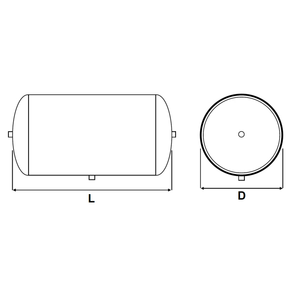 Steel Strap Mounted Tanks 100ltr