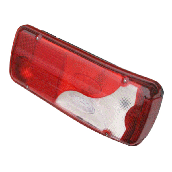 Model LC8 Rear Lamp White Lens RH, Rear AMP 1.5 Connector
