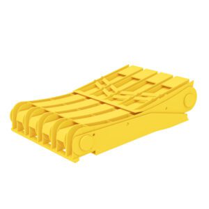 Foldable Wheel Chock Yellow Plastic