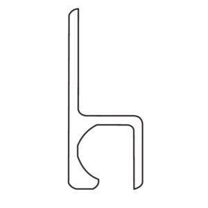 Mounting rail for Side Surface Mounting 4000mm