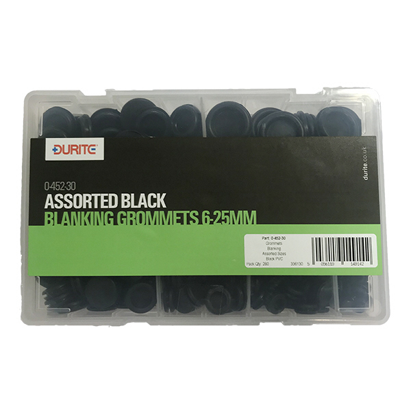 Assorted Blanking Grommet Kit Pack Qty 280