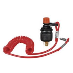 Marine Emergency Cut-Off Switch with Lanyard and Knob – 15A 12V Pack Qty 1