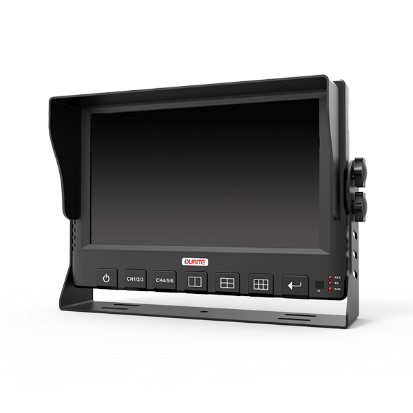9" 720P HD IP65 Touchscreen Integral SSD DVR CCTV Monitor (6 camera inputs with 480GB SSD) - 12/24V Pack Qty 1