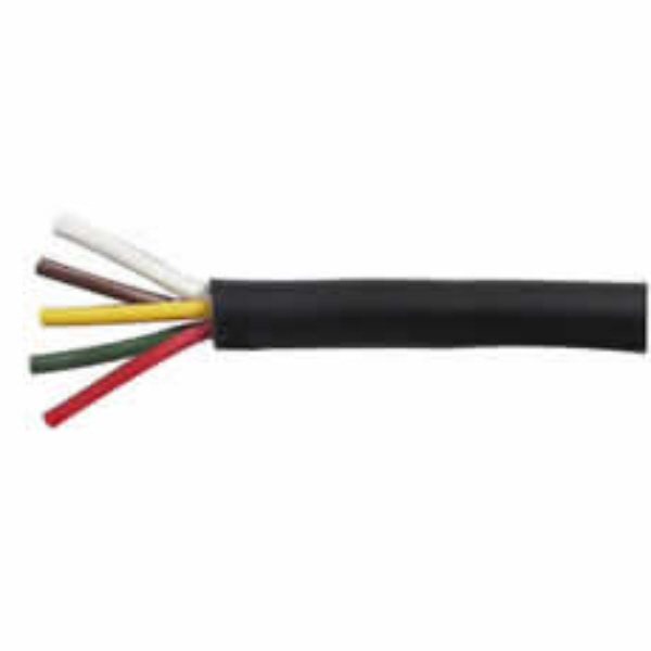 5 Core Thin-Wall PVC Trailer Cable - 1mm(2) x 30m Pack Qty 30