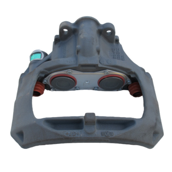 Brake Caliper Complete with 6 Bolt Carrier & Pads, Knorr Bremse SN7, 22.5"